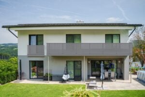 taifun alu lochblech balkongelaender perforierung minimal triangel
